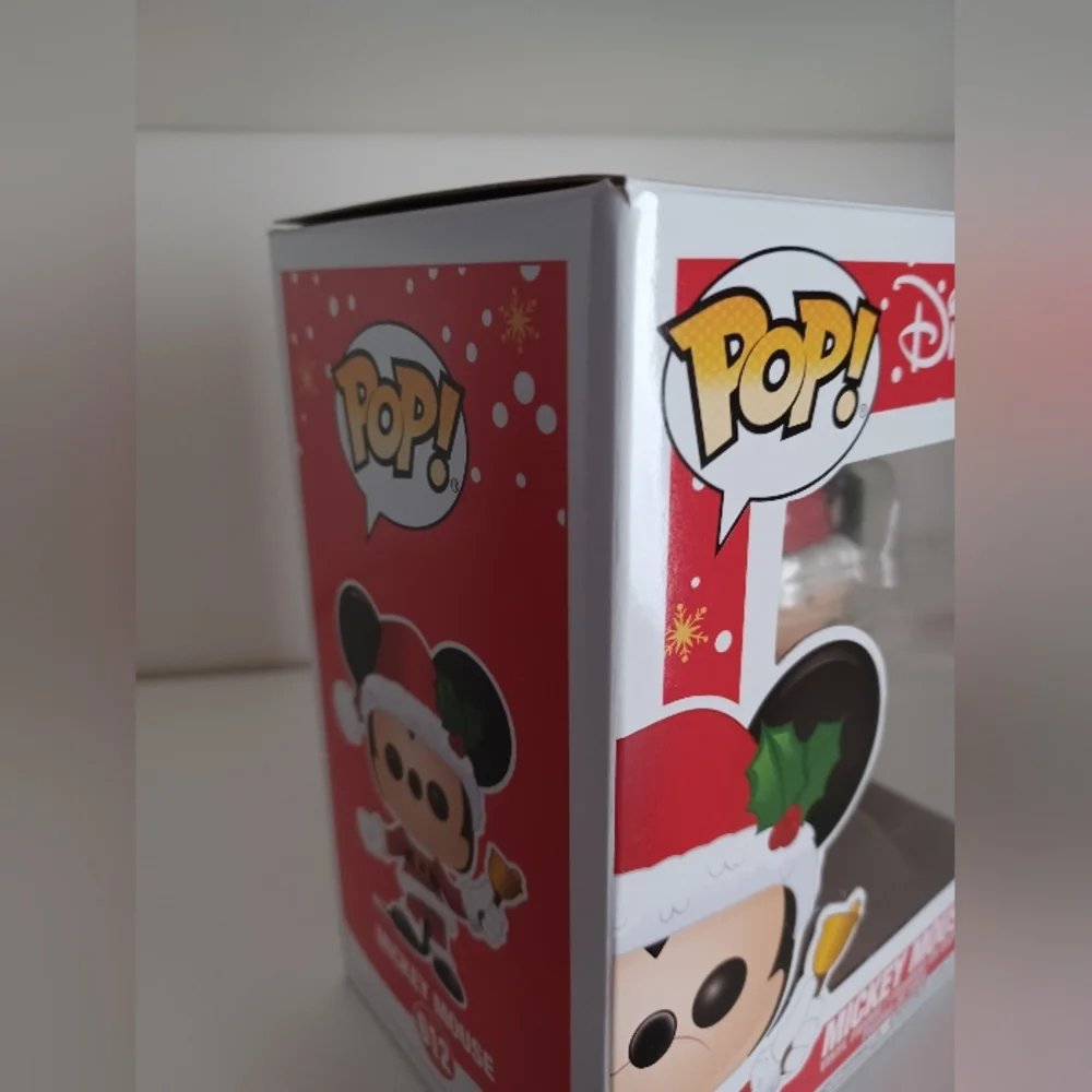 Mickey Mouse Santa Christmas Holiday 612 Vinyl Figure Funko Pop Collectible Toy